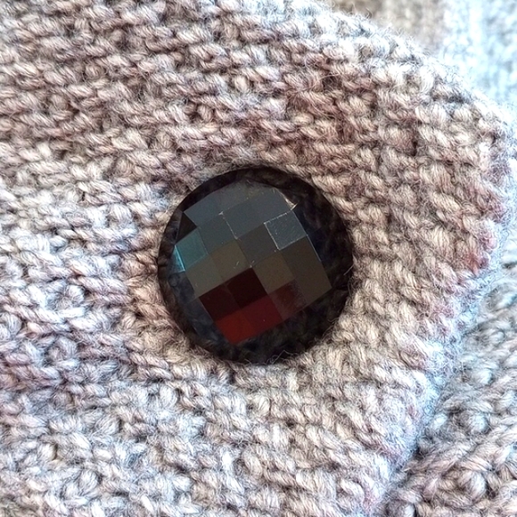 Carroll Reed Woman's Cardigan Sweater 3/4 Sleeve Size:1X Color:Gray - Picture 10 of 10